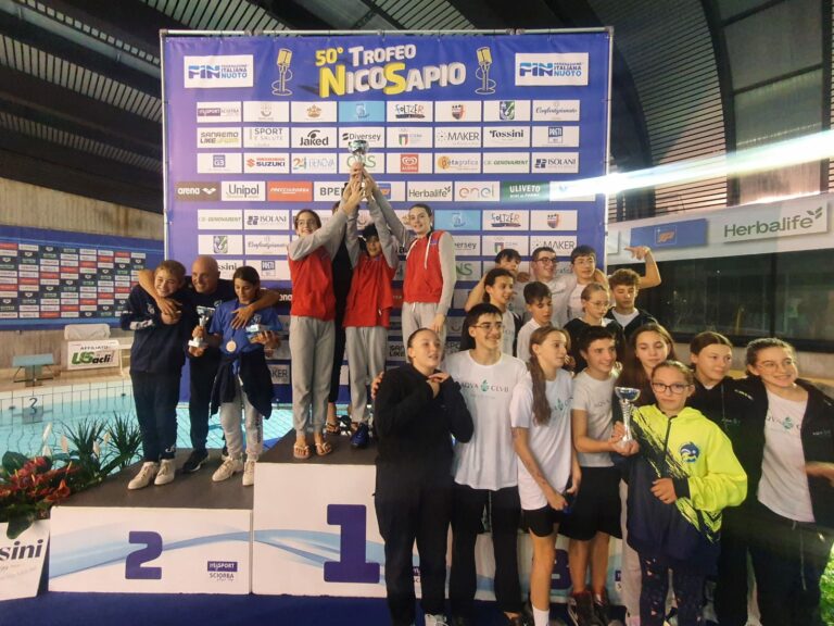 Trofeo Nico Sapio, conclusa la festa del nuoto