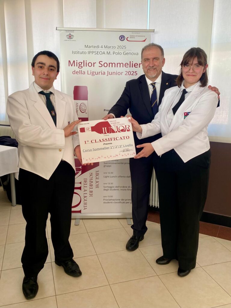 Il miglior Sommelier della Liguria Junior, ecco chi ha vinto