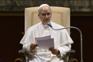 Papa Leone XIV “Basta strumenti di morte, per la pace praticare la giustizia”