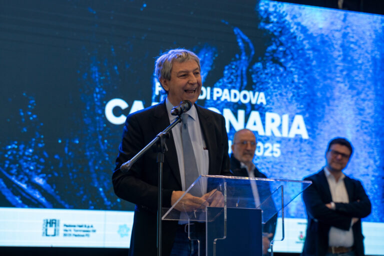 Alla Fiera Campionaria di Padova, l’apertura affidata ad una sirena realizzata a Genova