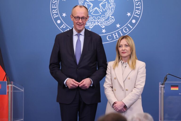 Meloni incontra Merz “Italia-Germania mai così vicine, con Usa cooperazione salda”
