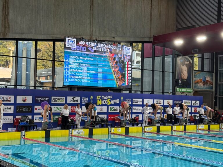 Trofeo Nico Sapio, tre “best times” questoggi